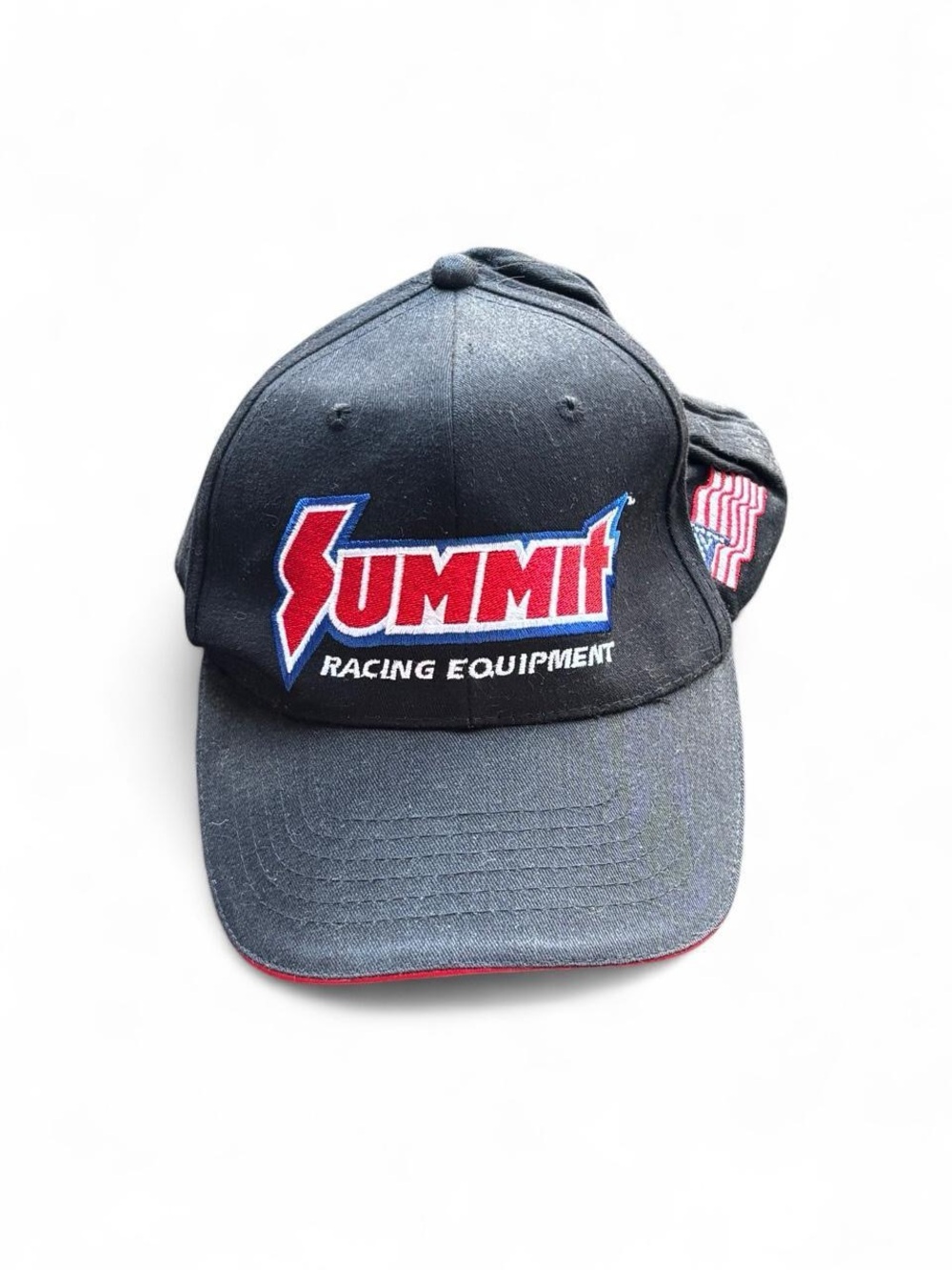✨Summit Racing Equipment black cap with red/blue logo✨